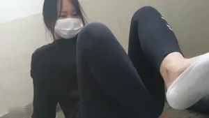 계단간단 레깅스 풋잡녀  한국야동 국산야동