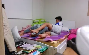 축구 동아리 회식후에 여자 매니저 후배와 눈맞음  국산야동 한국야동